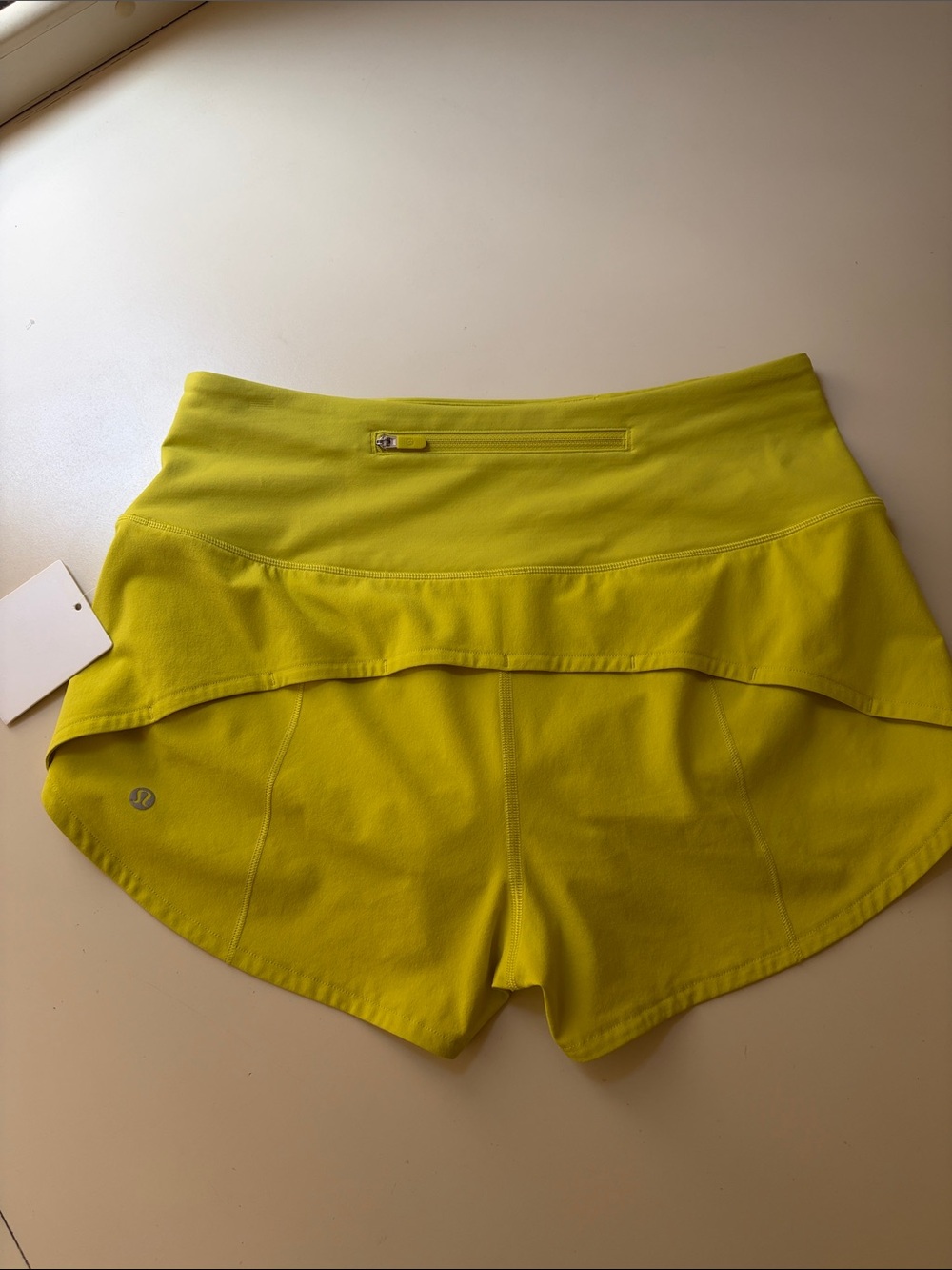 lululemon athletica Women's Yellow High-Rise Athletic Shorts